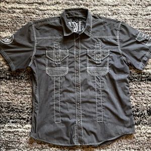 Affliction black premium shirt 3XL